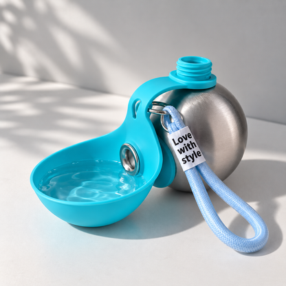 2-in-1 Dog Water Bottle